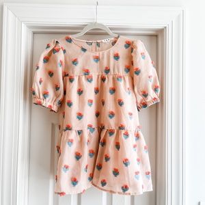 THML Mattie Cotton-Flower Gauze Top, Size M